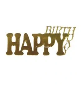 Zrcadlo text Happy Birthday